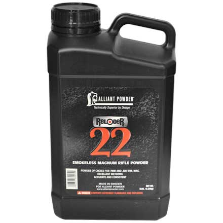 Alliant Reloder 22 Smokeless Magnum Rifle Powder 5 Lb by Alliant Powder