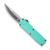 Cobratec Lightweight OTF Drop Point 3.25″ Tiffany Blue Features: Introducing the Lightweight Tiffany Blue (out the front) knife. With a great feel and excellent action, it’s suited for everyday usage. This knife features a pocket clip and a nylon sheath. It also features a 3.25″ D2 Steel blade, and 4.5″ high-grade aluminum alloy handle, and it is dual action OTF (offer the front). Cobratec Lightweight OTF Drop Point 3.25″ Tiffany Blue Specifications: Blade Type Drop Point Blade Length 3.25″ OAL 7.75″ Blade Material D2 Steel